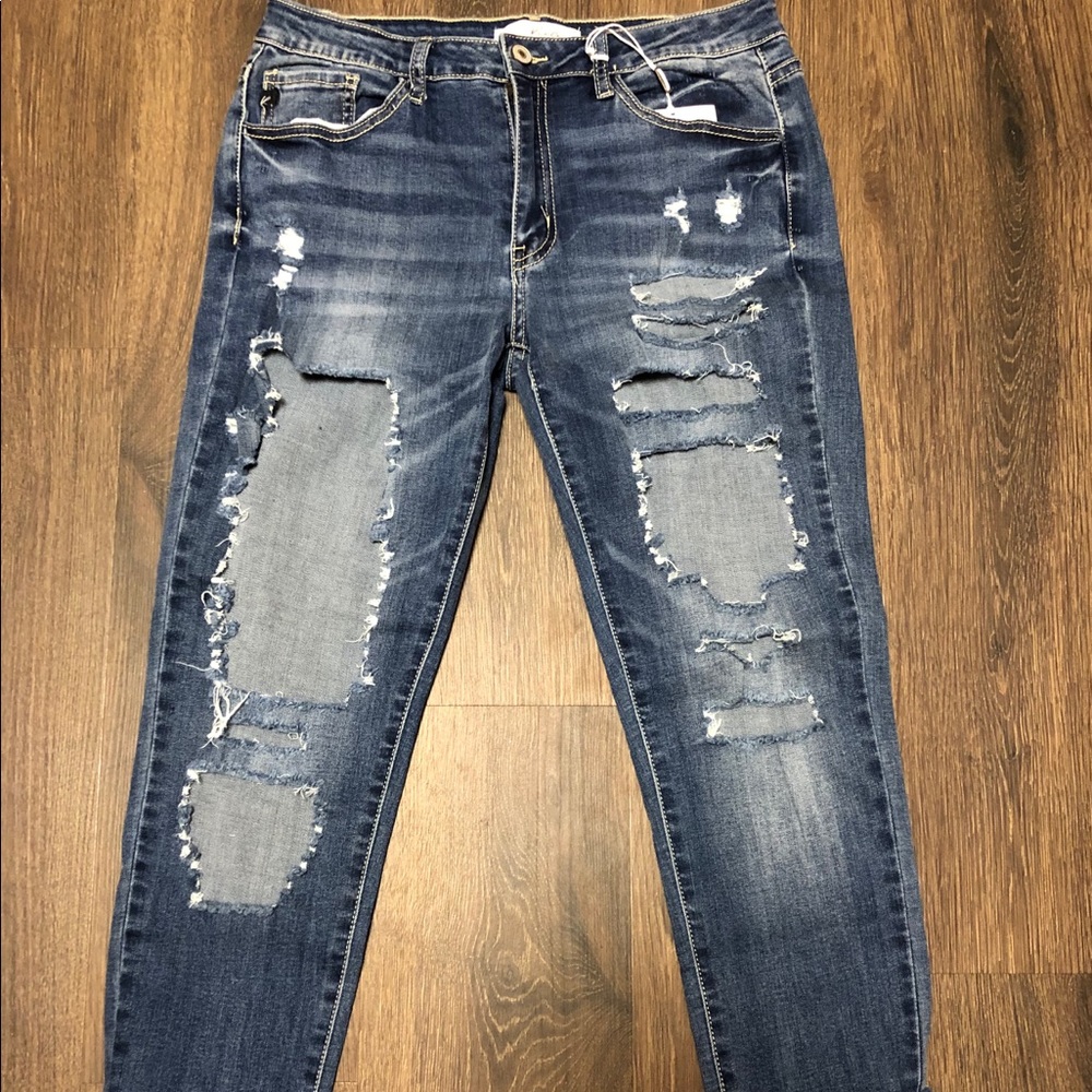 Kancan distressed jeans